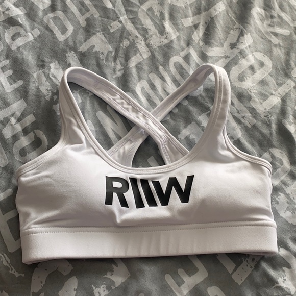 ❌SOLD❌RYDERWEAR WHITE SPORTS BRA - Picture 1 of 2